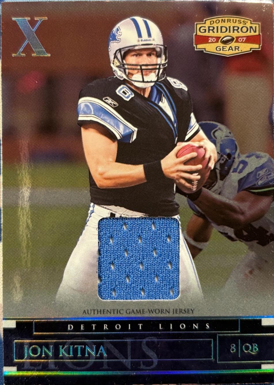Jon Kitna [Silver Holofoil X's] #17
