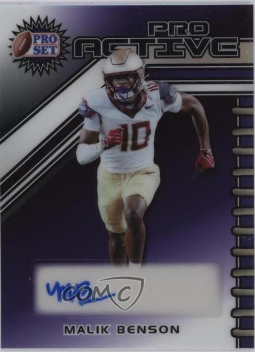 Malik Benson [Prismatic Purple] #PA-MB1
