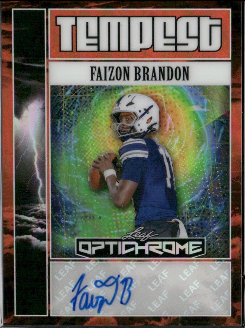 Faizon Brandon [Prismatic Orange] #TA-FB1
