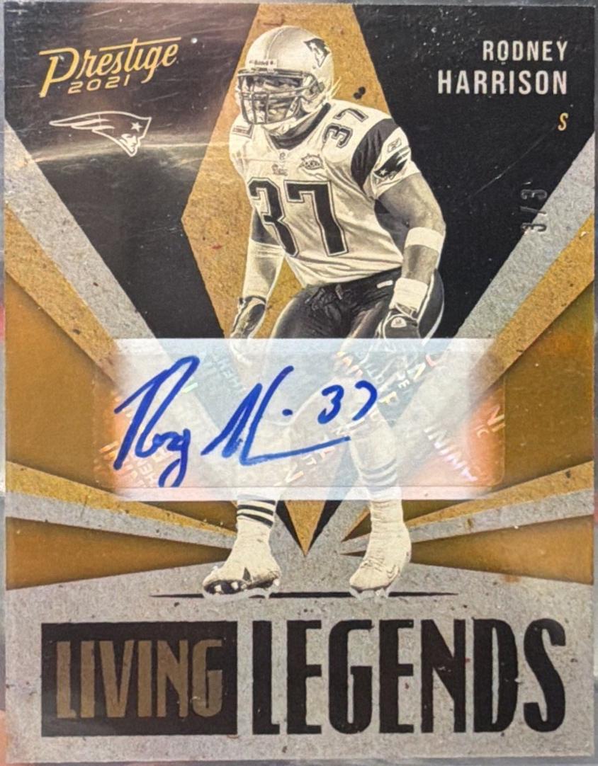 Rodney Harrison [Autograph Orange] #LL-1