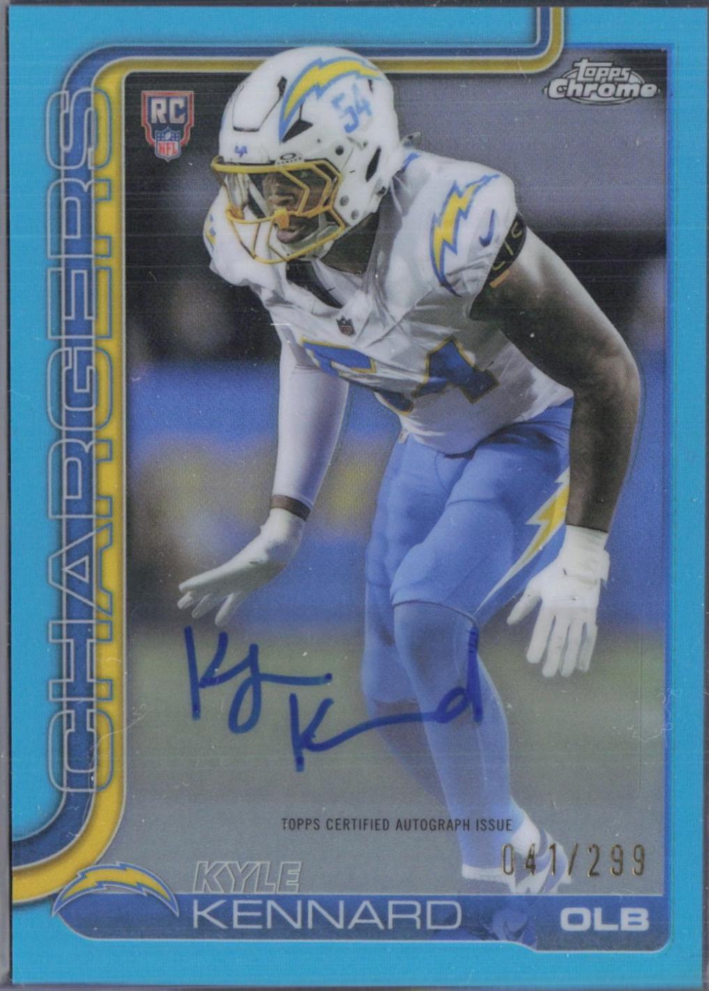 Kyle Kennard [Aqua Refractor] #RRA-KK