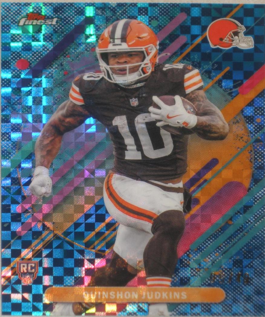 Quinshon Judkins [Blue X-Fractor] #209