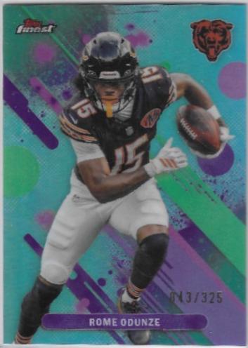 Rome Odunze [Sky Blue Refractor] #84