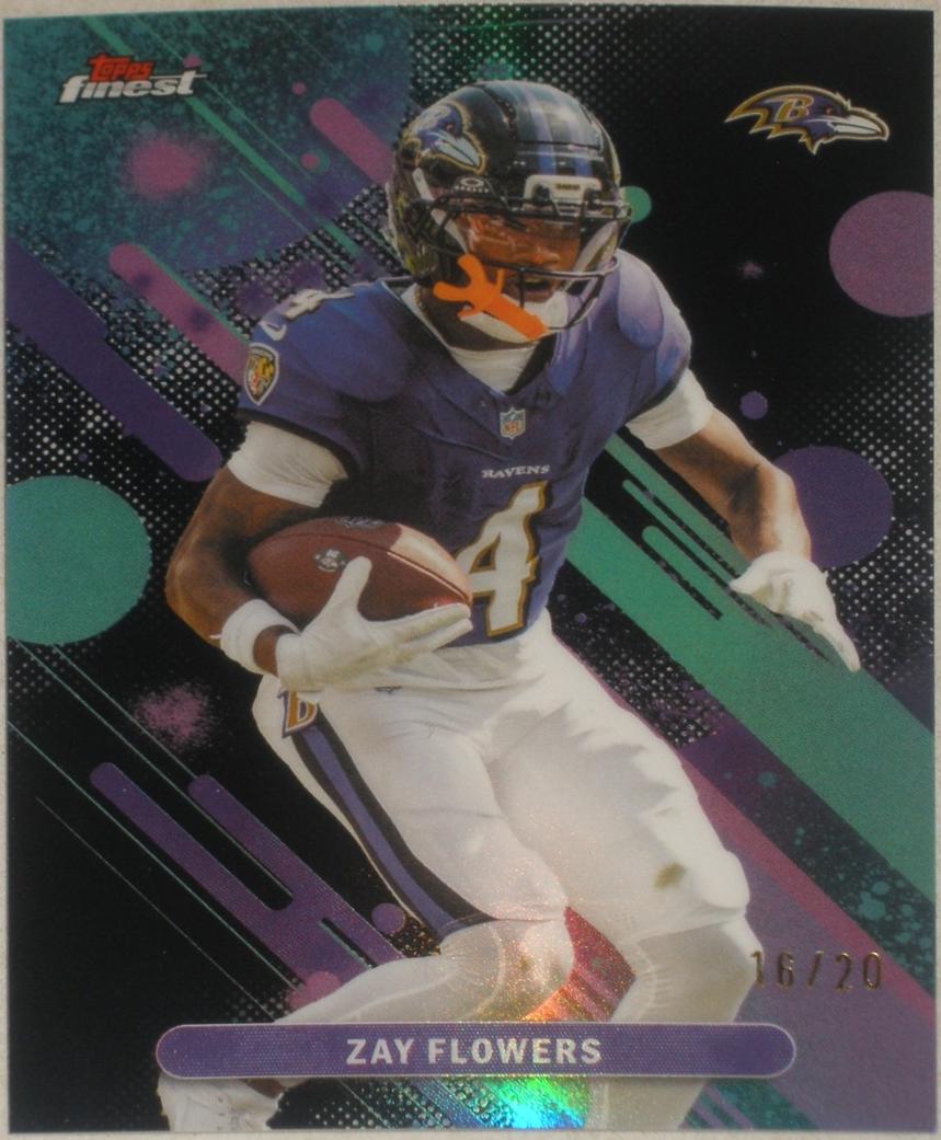 Zay Flowers [Black Refractor] #82