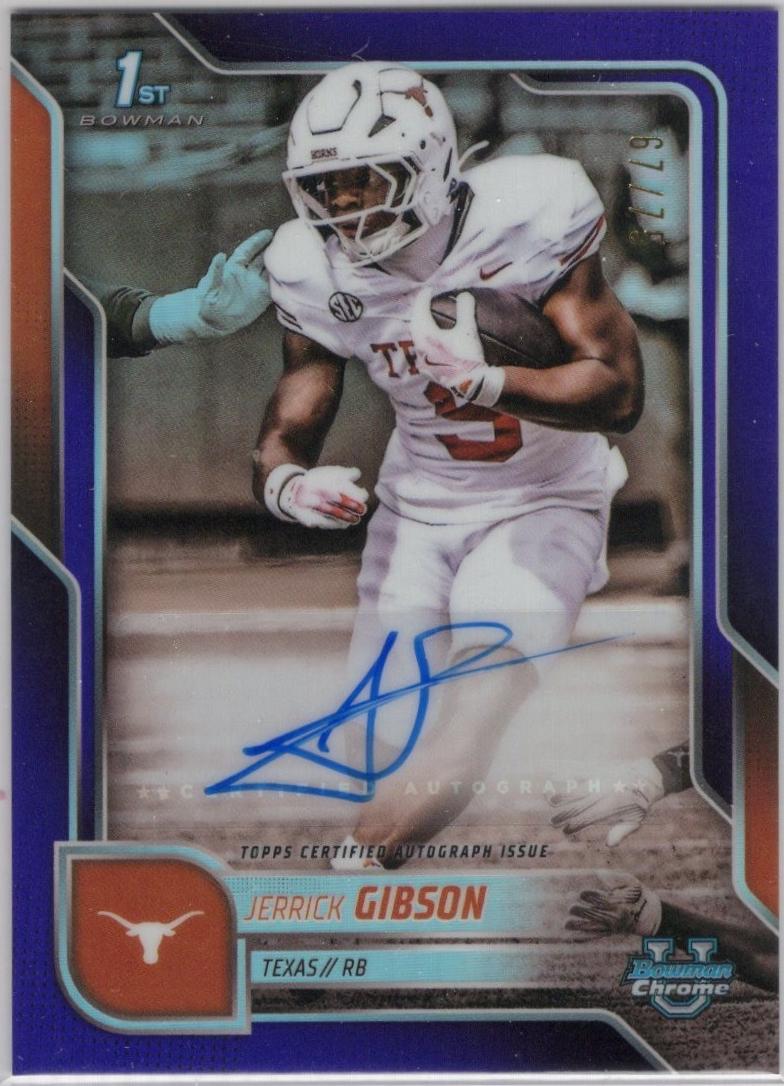 Jerrick Gibson [Purple Refractor] #BCA-JG