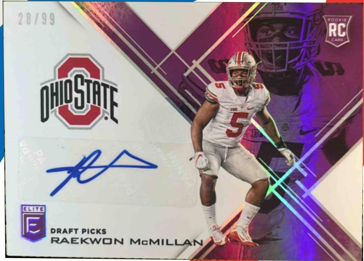 Raekwon McMillan [Autographs Purple Die Cut] #262