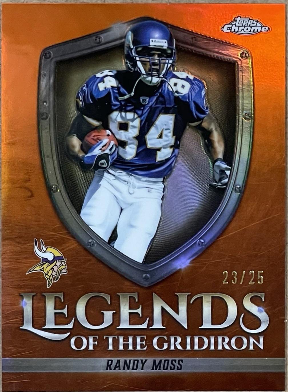 Randy Moss [Orange Refractor] #LOG-25