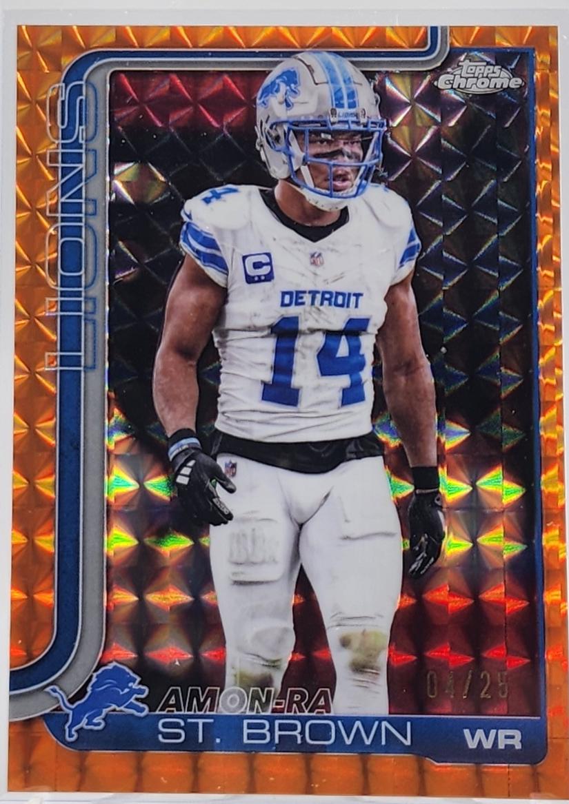 Amon-Ra St. Brown [Orange Geometric Refractor] #98