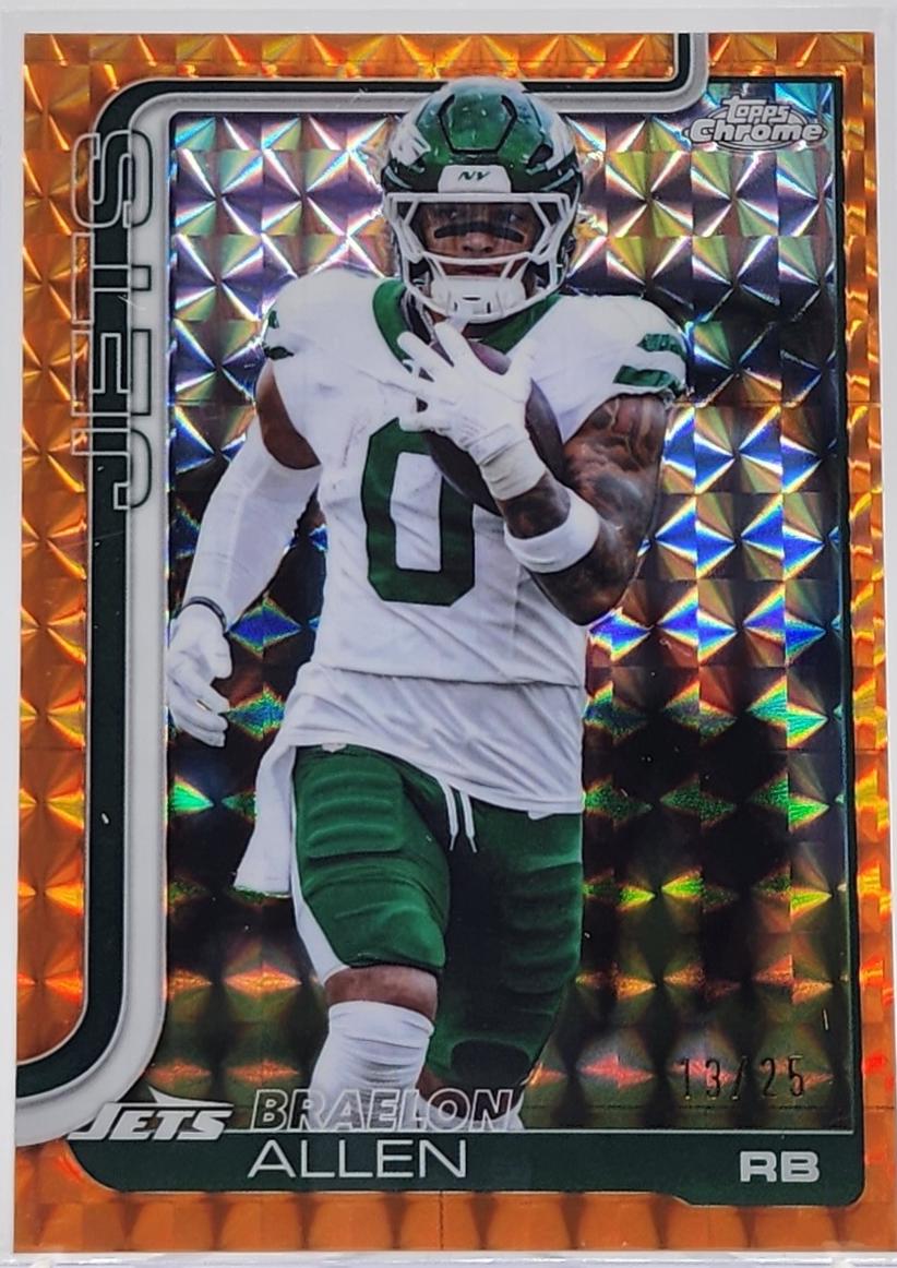 Braelon Allen [Orange Geometric Refractor] #240