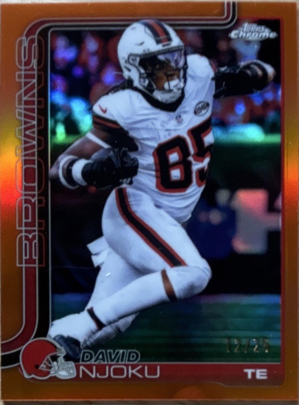 David Njoku [Leather Orange] #69