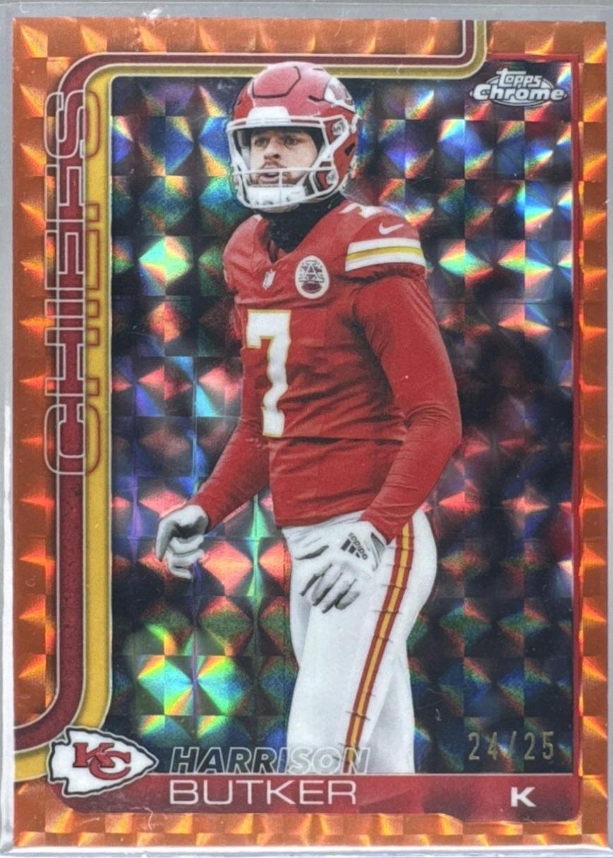 Harrison Butker [Orange Geometric Refractor] #151
