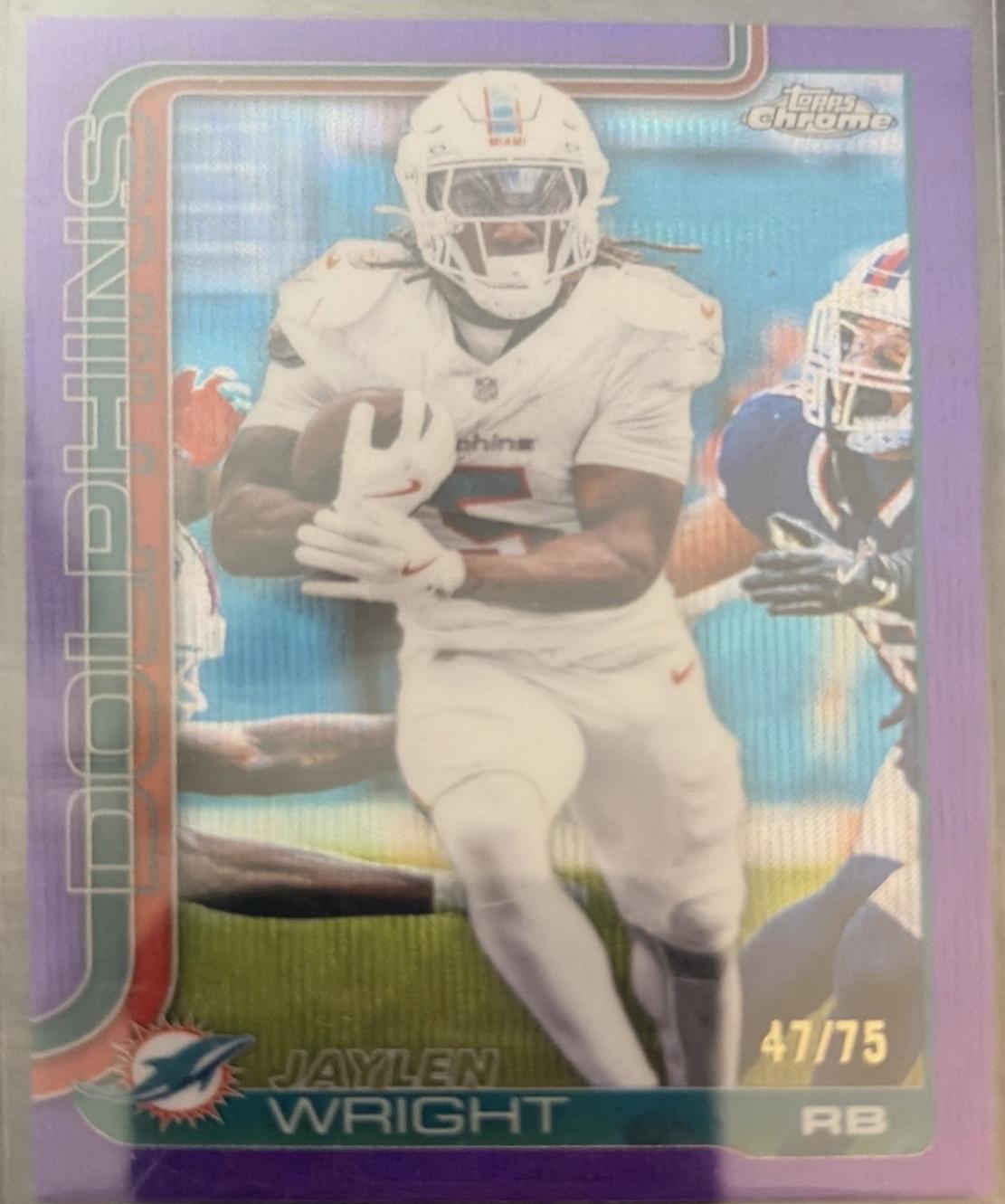 Jaylen Wright [Purple Refractor] #190