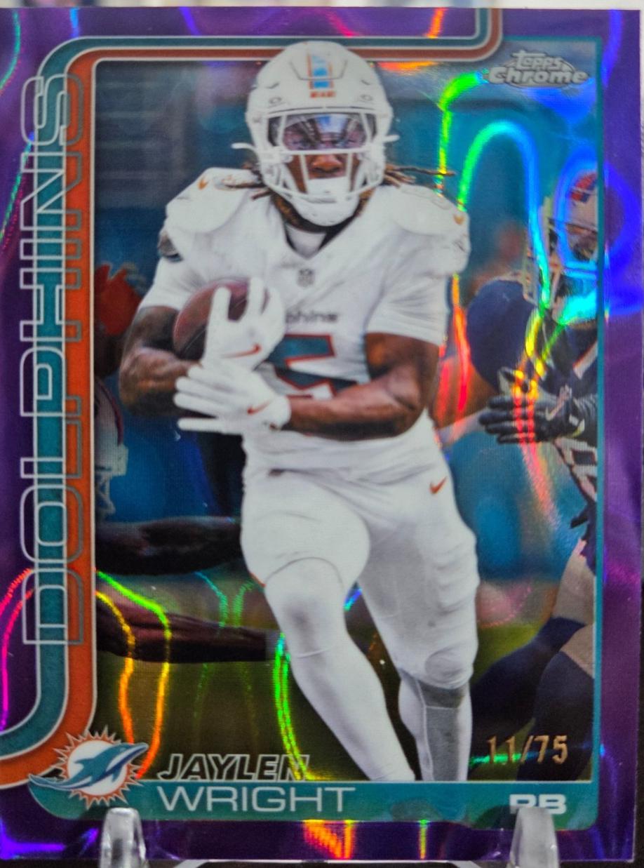 Jaylen Wright [Purple Wave Refractor] #190