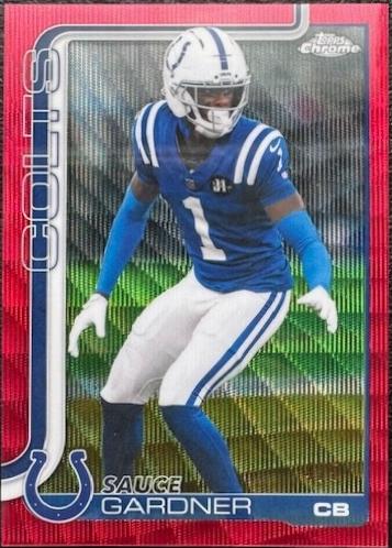 Sauce Gardner [Red Wave Refractor] #242