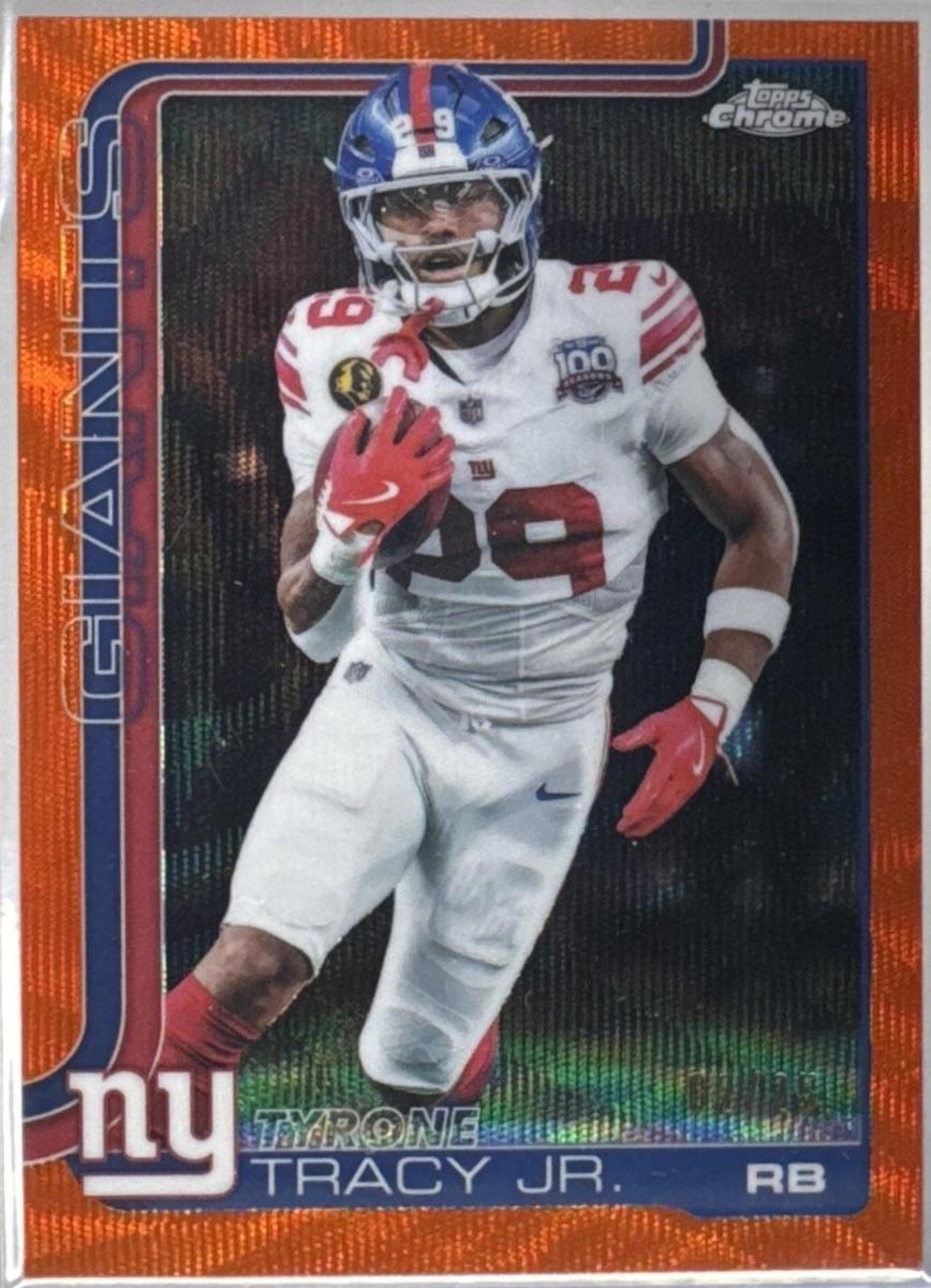 Tyrone Tracy Jr. [Orange Wave Refractor] #228