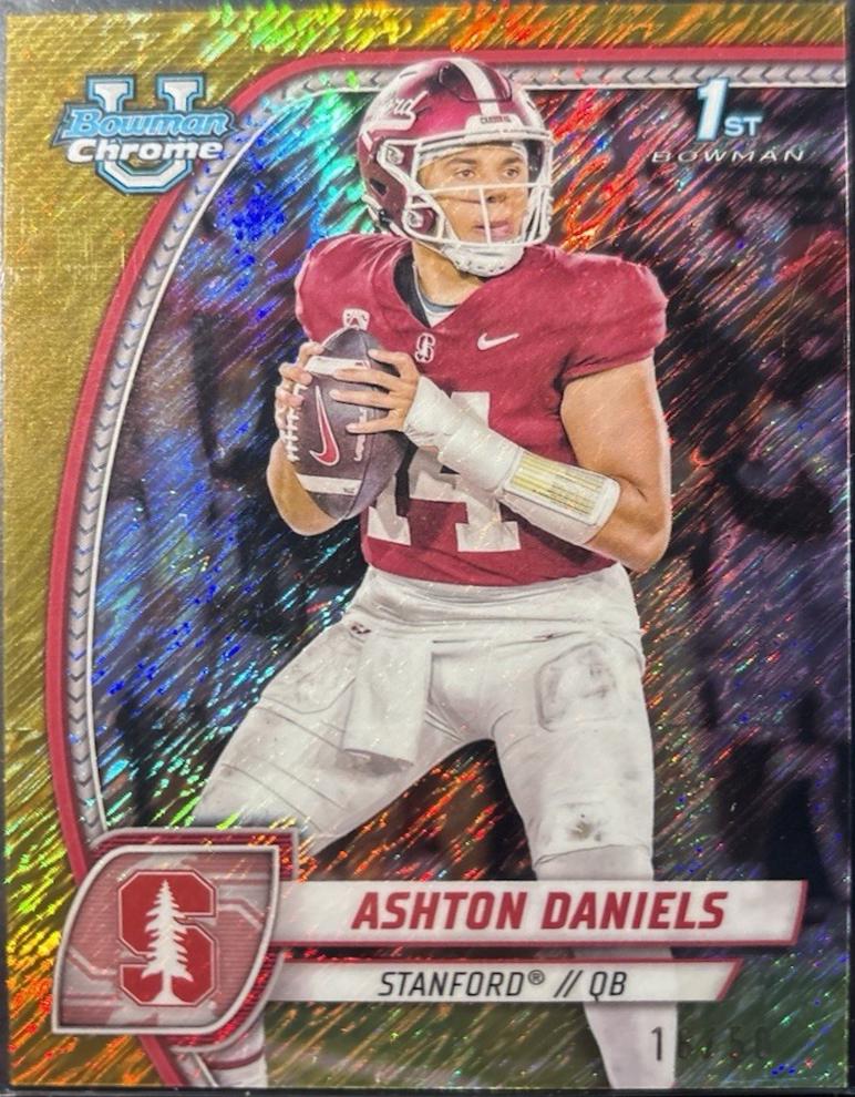 Ashton Daniels [Shimmer Gold Refractor] #16