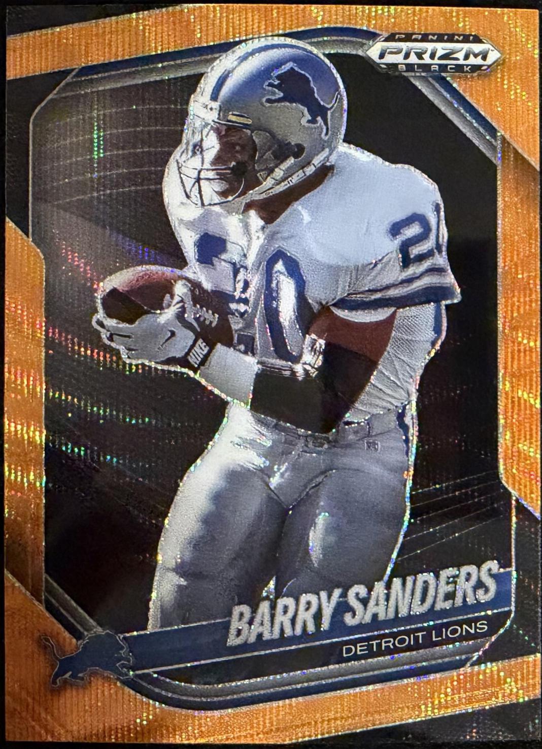 Barry Sanders [Orange Wave] #55