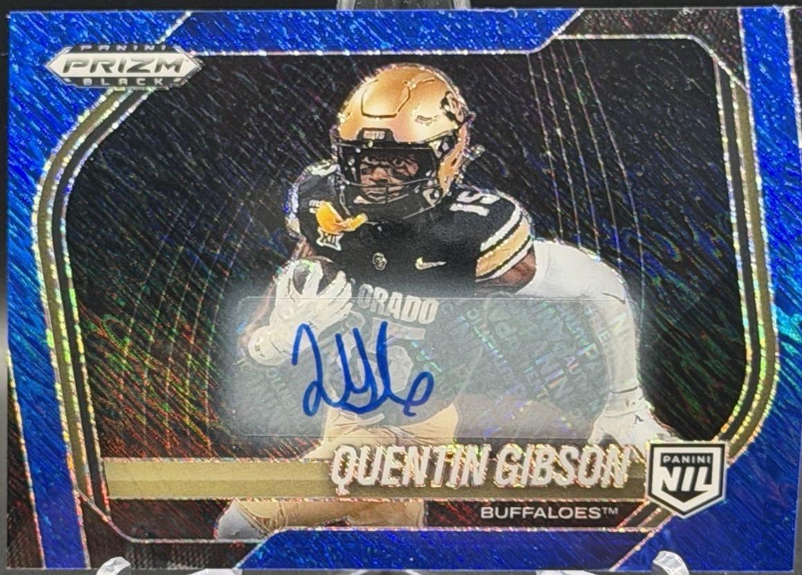 Quentin Gibson [Autograph Blue Shimmer] #183