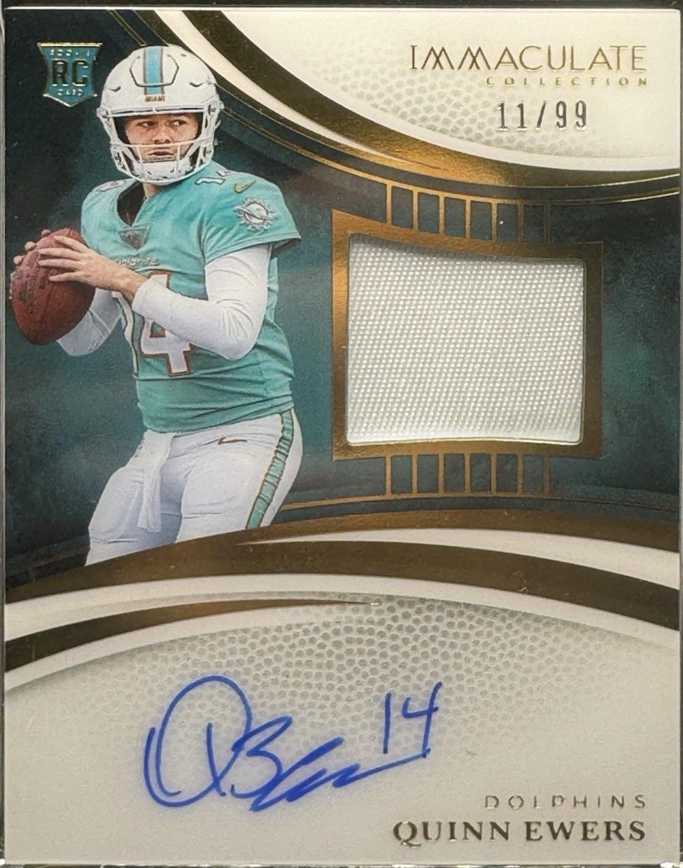 Quinn Ewers [Rookie Patch Autograph] #103