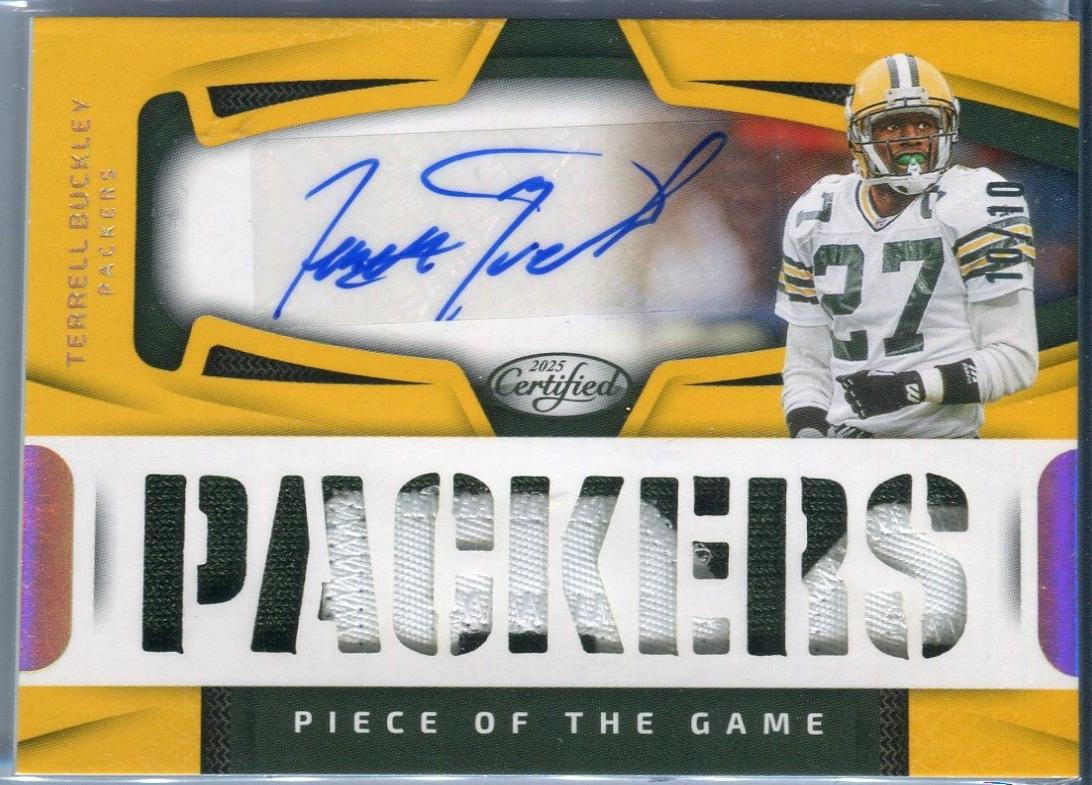 Terrell Buckley [Gold] #POGS-TBY