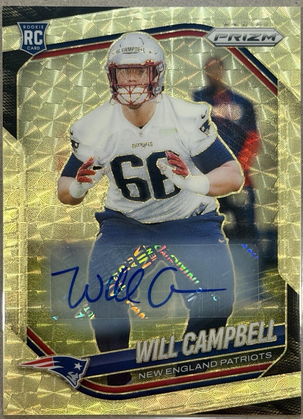 Will Campbell [Autograph Gold Vinyl] #312