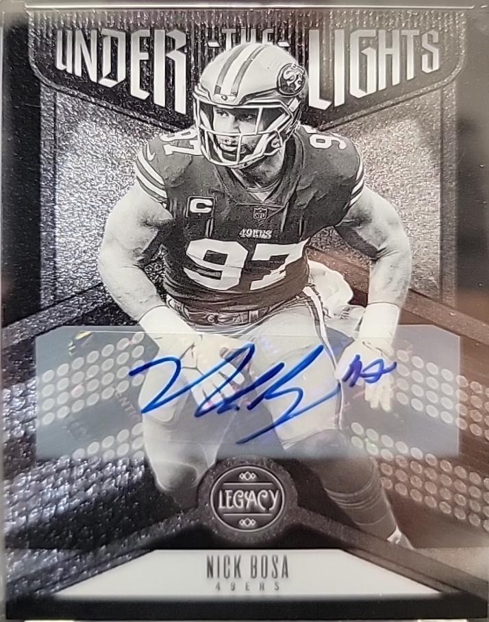 Nick Bosa [Black & White Black Autograph] #UL-NBO