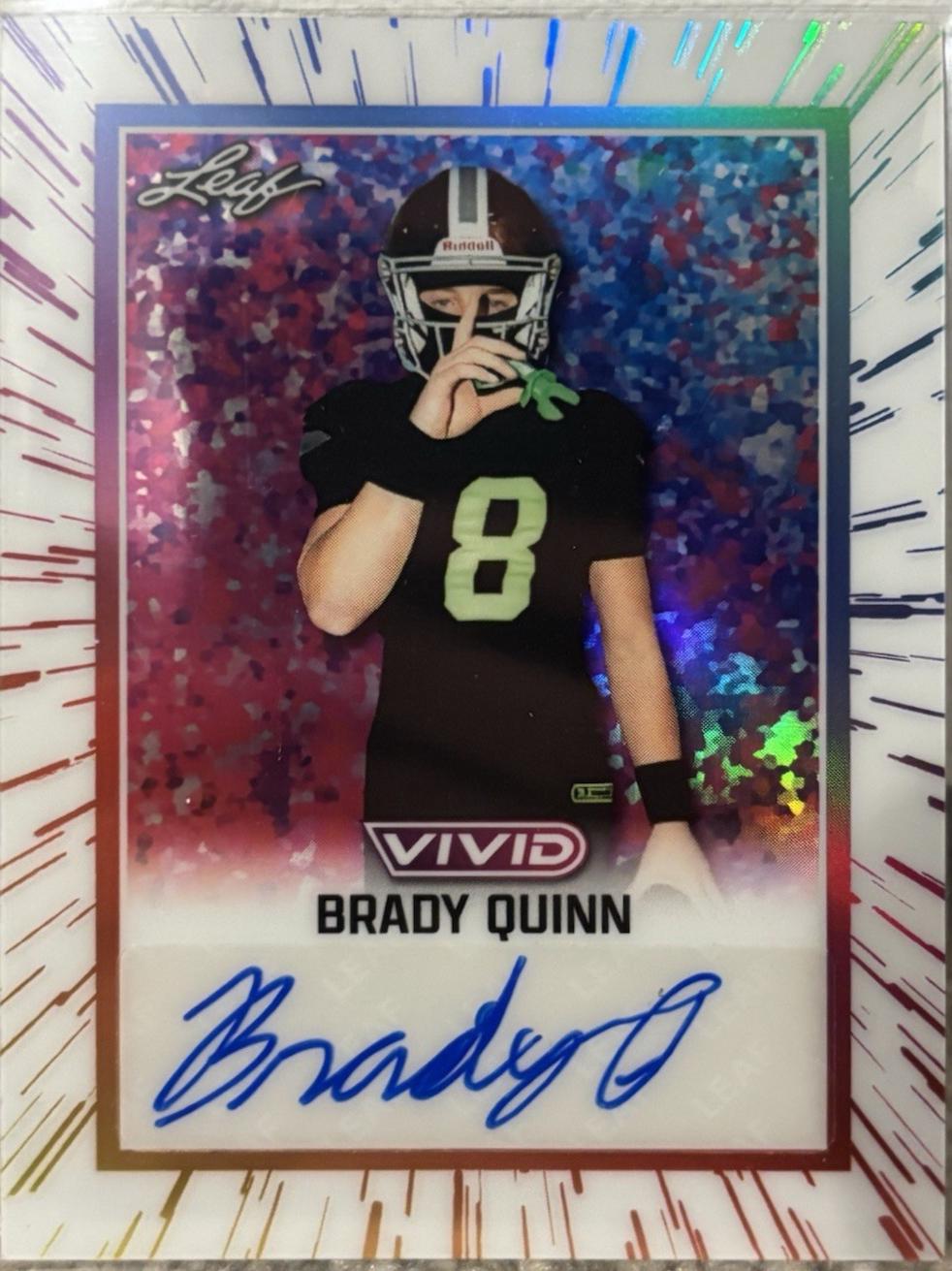 Brady Quinn [Prismatic White] #BA-BQ1