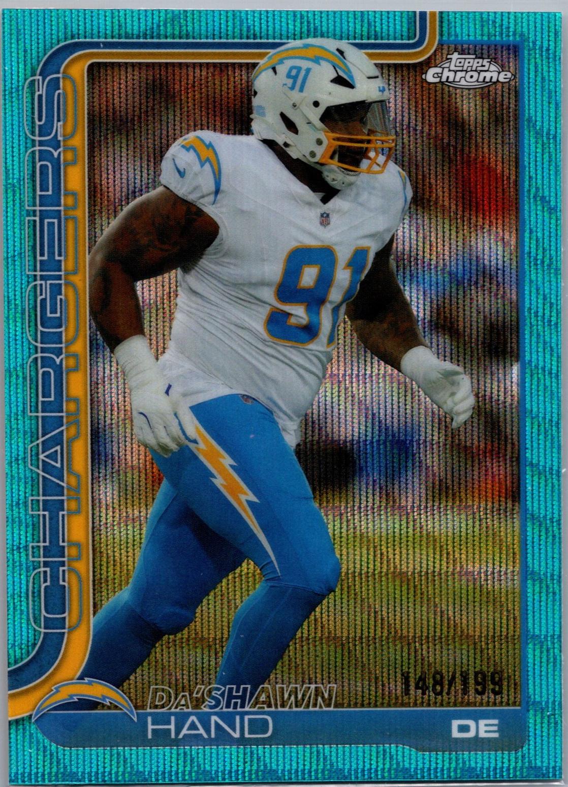 Da'Shawn Hand [Aqua Wave Refractor] #164