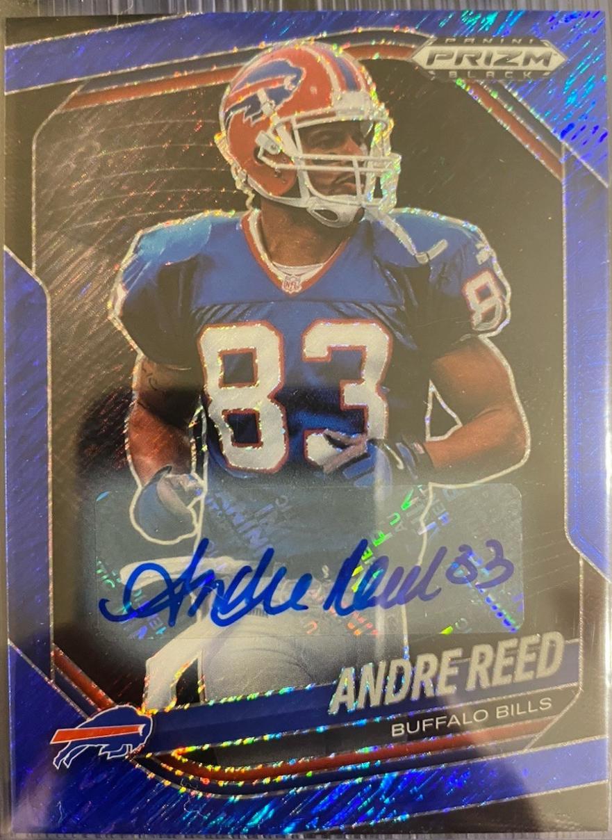 Andre Reed [Autograph Blue Shimmer] #10