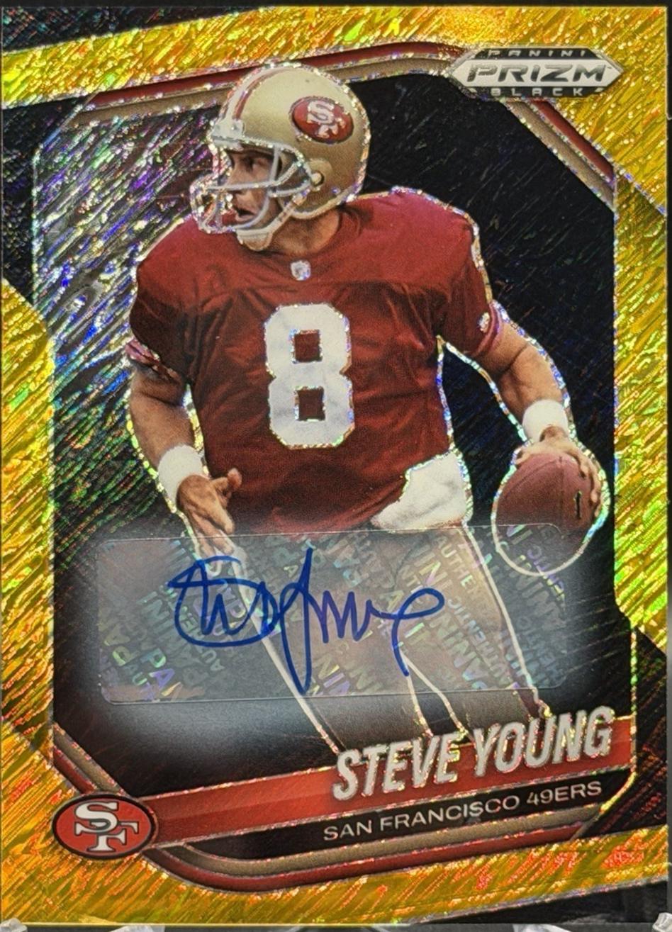 Steve Young [Autograph Gold Shimmer] #132