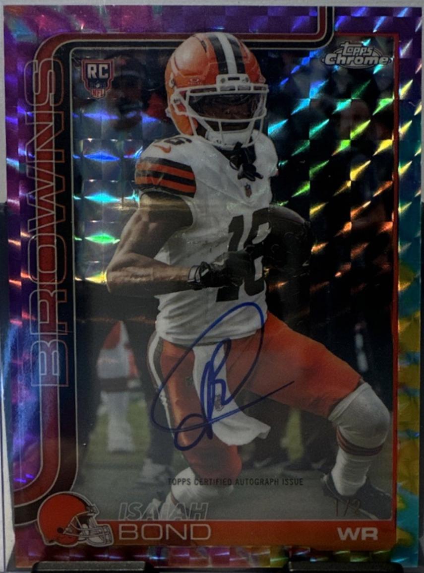 Isaiah Bond [Tie Dye Geometric Refractor] #RA-IBO