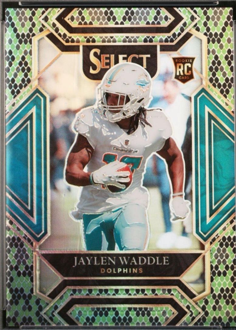 Jaylen Waddle [Green Black Snakeskin] #248