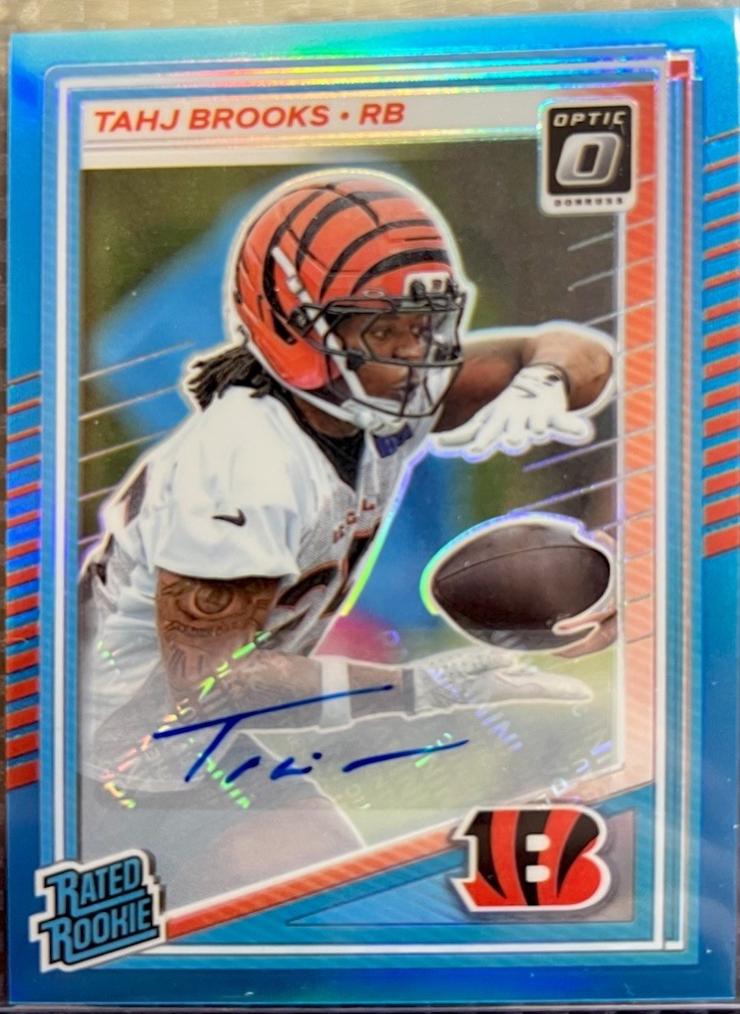 Tahj Brooks [Neon Blue Autograph] #268