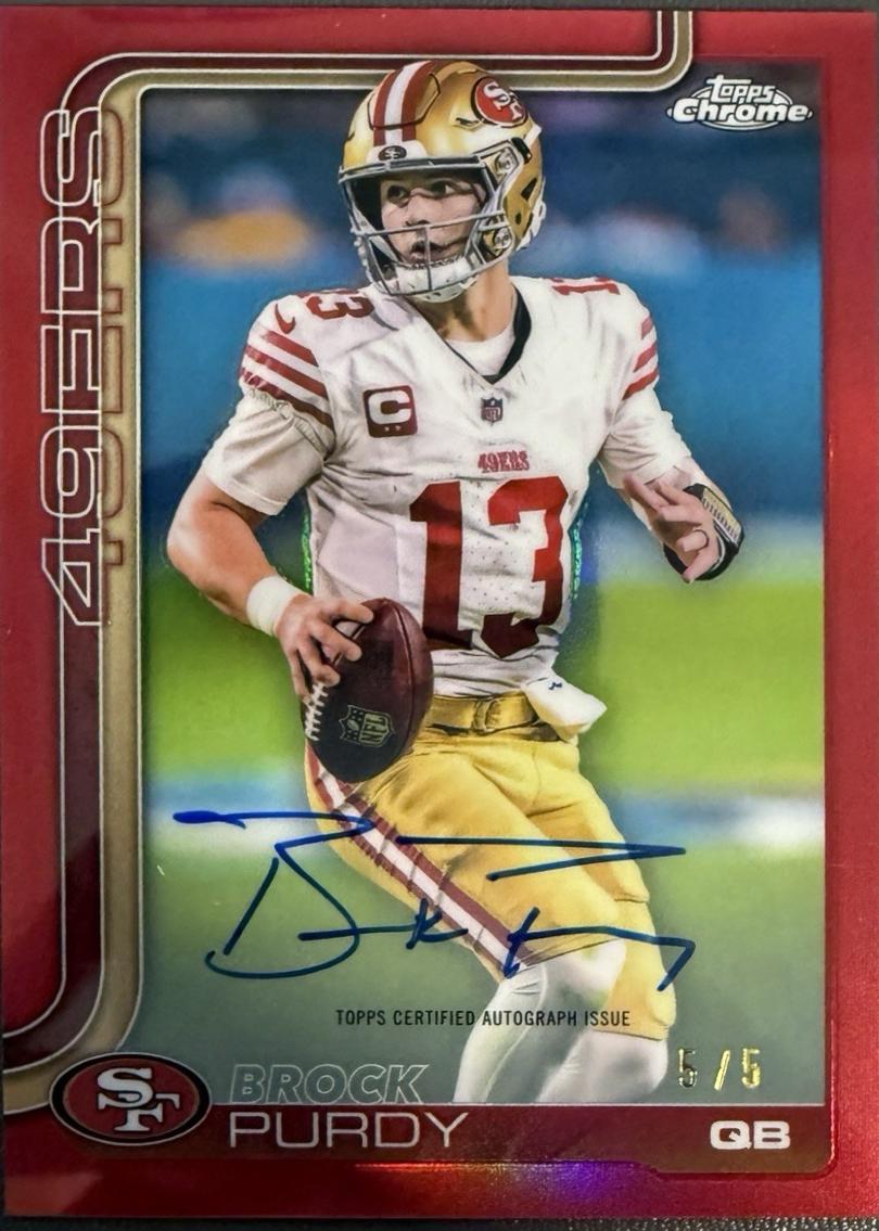 Brock Purdy [Red Refractor] #BA-BP
