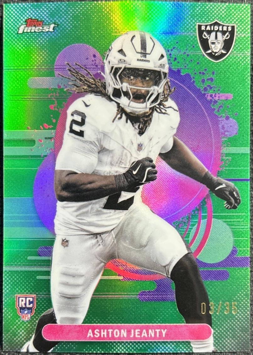 Ashton Jeanty [Green Refractor] #108
