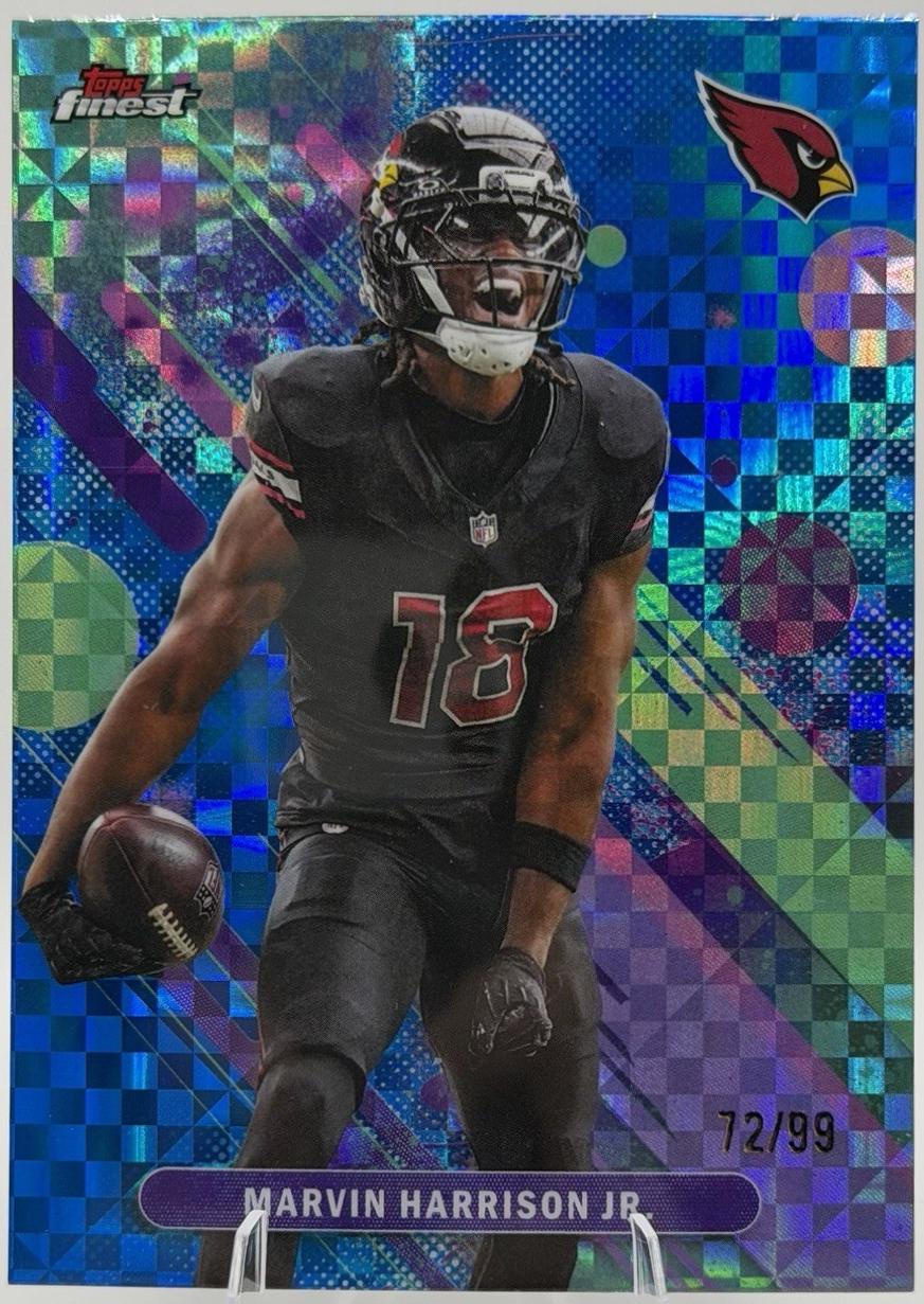 Marvin Harrison Jr. [Blue Geometric] #80