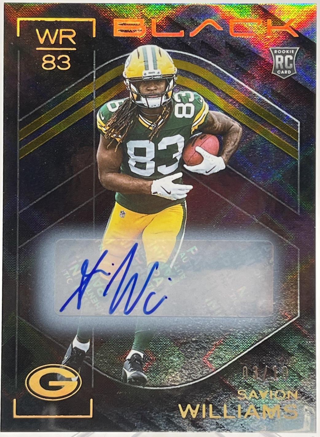 Savion Williams [Gold Rookie Autograph] #109