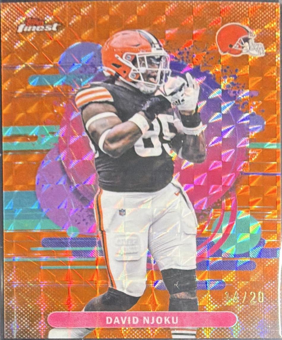 David Njoku [Orange Geometric] #180