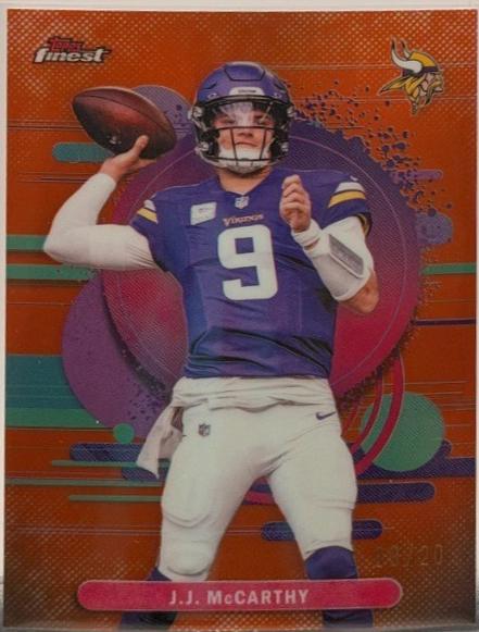 J.J. McCarthy [Orange Refractor] #141