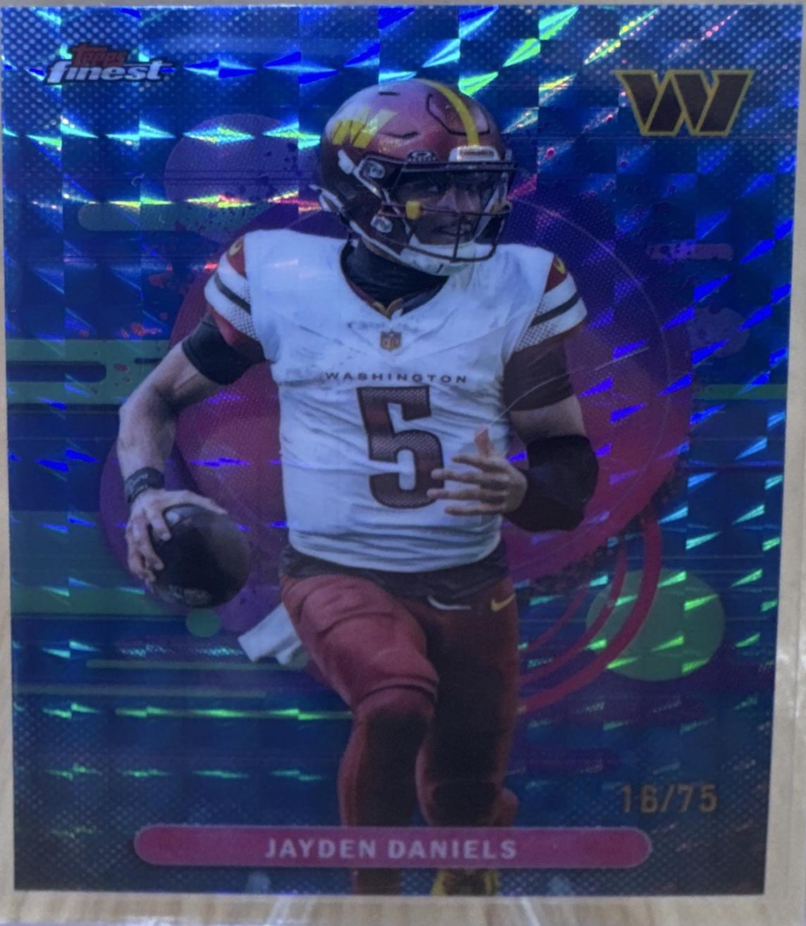 Jayden Daniels [Blue Geometric] #149