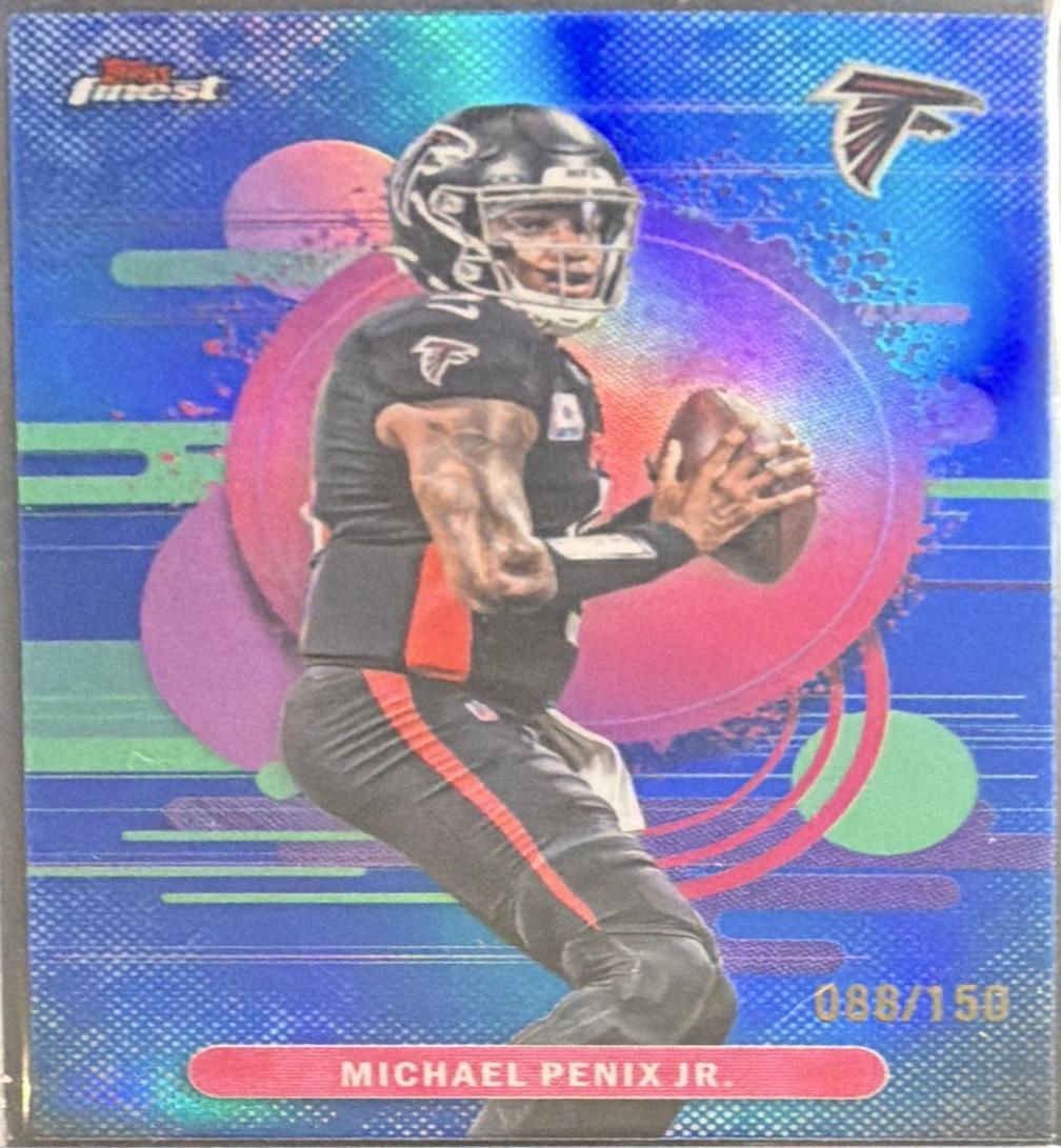 Michael Penix Jr. [Blue Refractor] #123