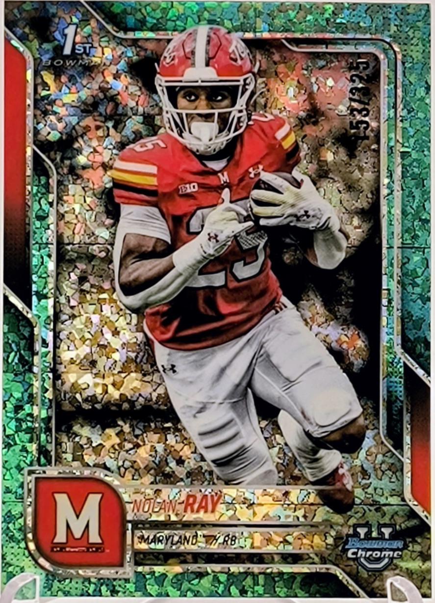 Nolan Ray [Aqua Mini-Diamond Refractor] #77