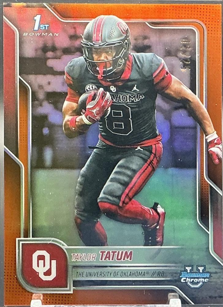 Taylor Tatum [Orange Refractor] #125