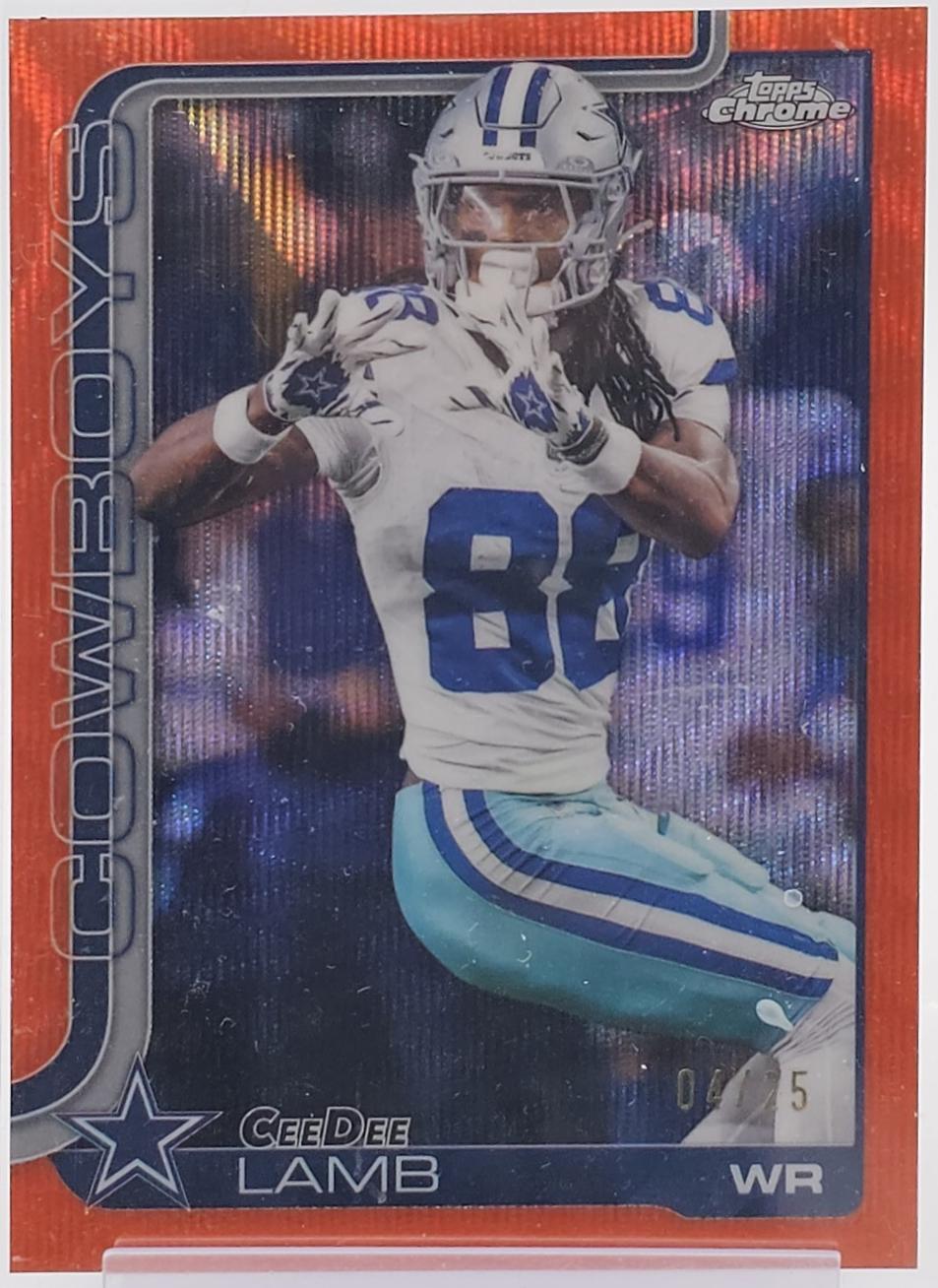 CeeDee Lamb [Orange Wave Refractor] #76