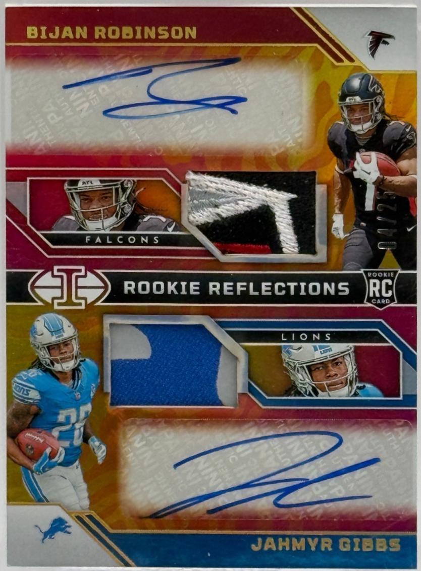 Bijan Robinson / Jahmyr Gibbs [Black] #RRA-RB1