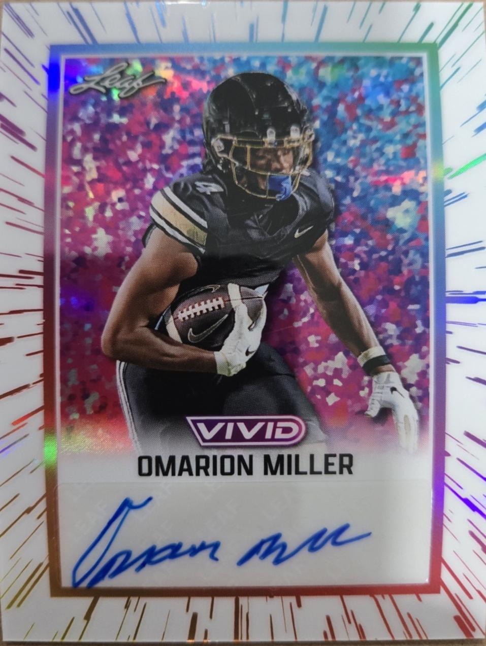 Omarion Miller [Prismatic White] #BA-OM1