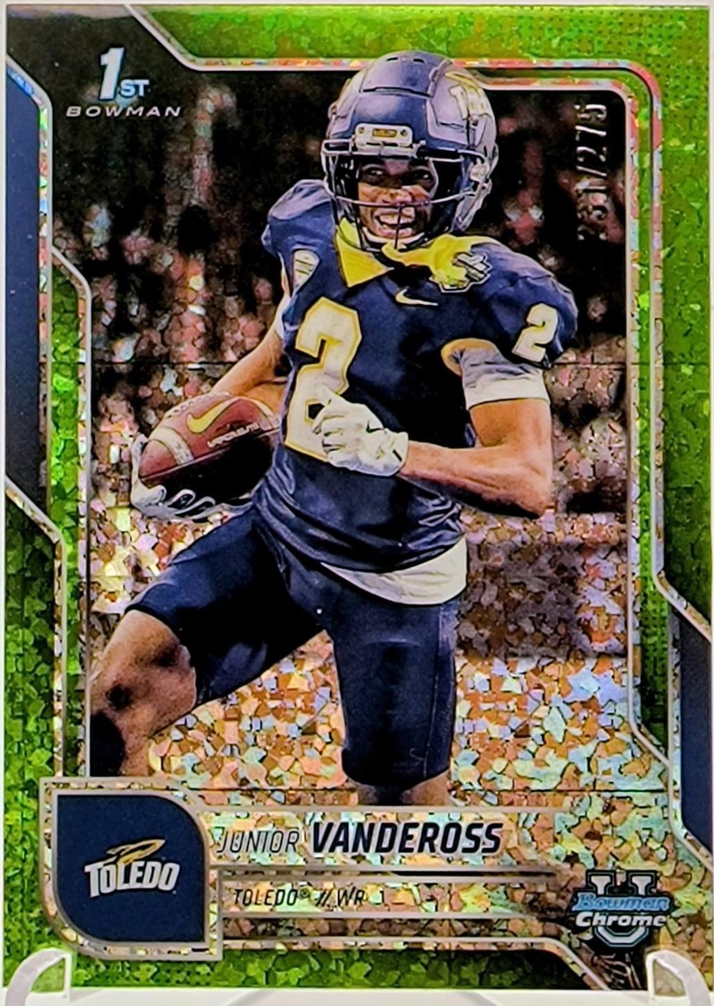 Junior Vandeross [Lime Green Mini-Diamond Refractor] #197