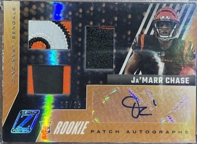 Ja'Marr Chase [Patch Autograph Silver] #92