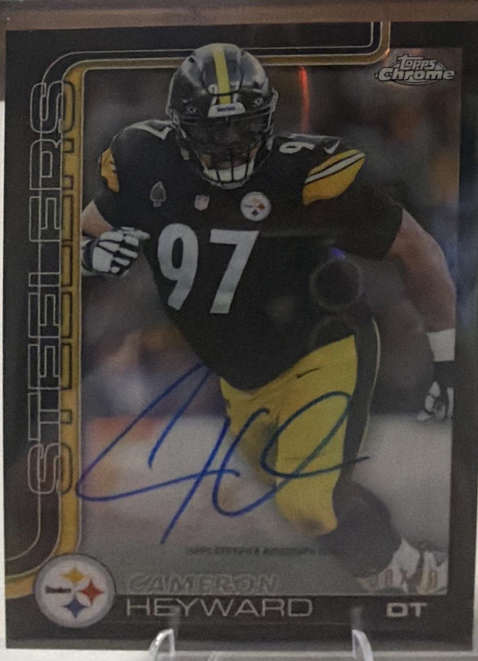 Cameron Heyward [Black Lava Refractor] #BA-CHE