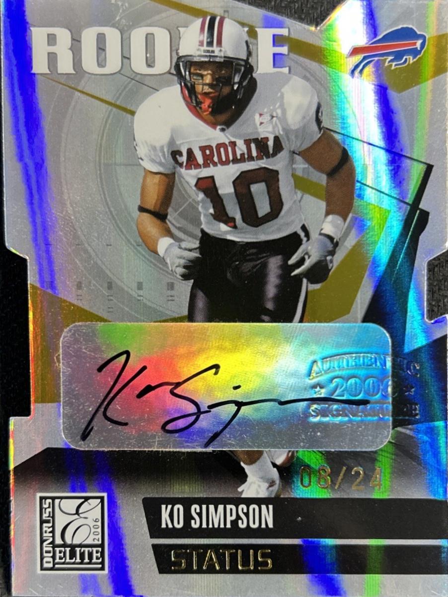 Ko Simpson [Status Autograph Gold] #179